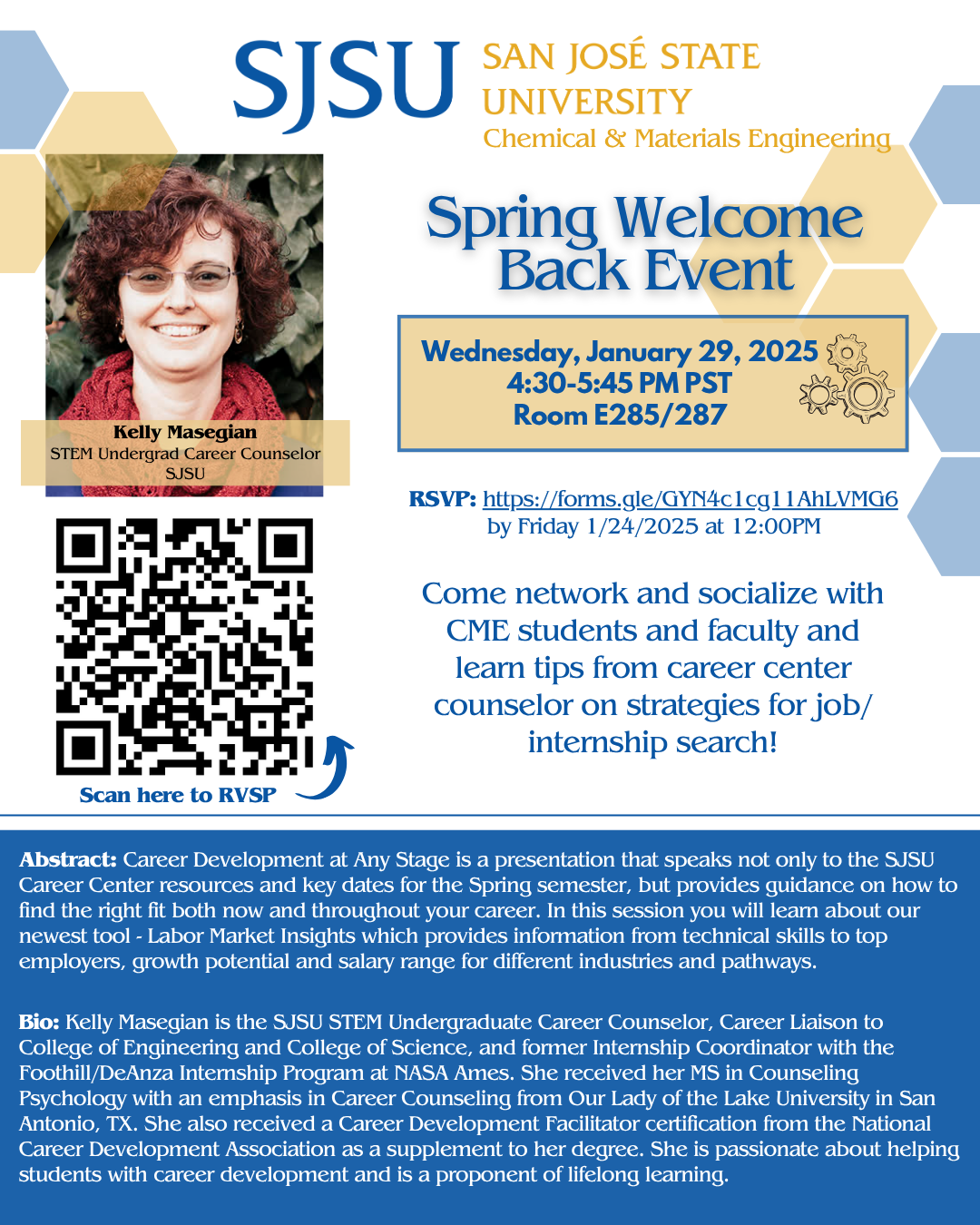 2025 Spring Welcome Back Flyer
