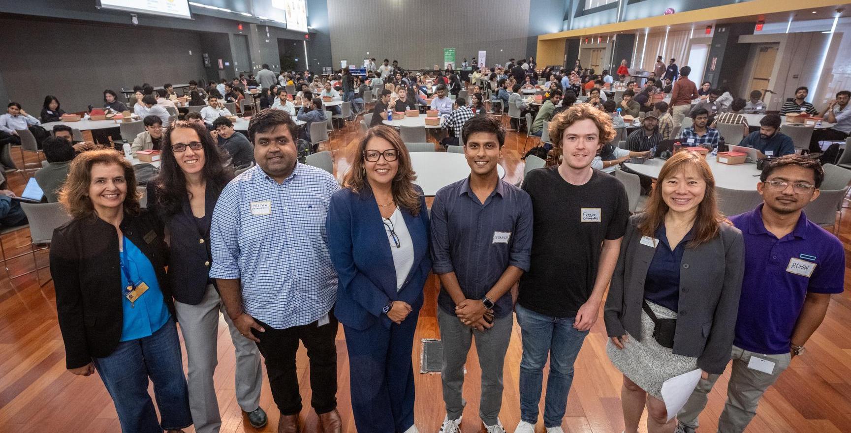 SJSU students, faculty, and staff connect during a campus event
