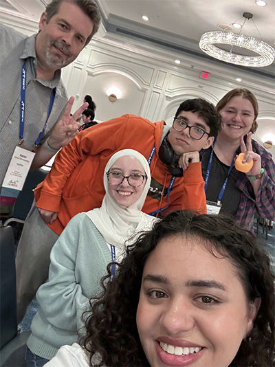 Selfie group photo of Cal-Bridge students.