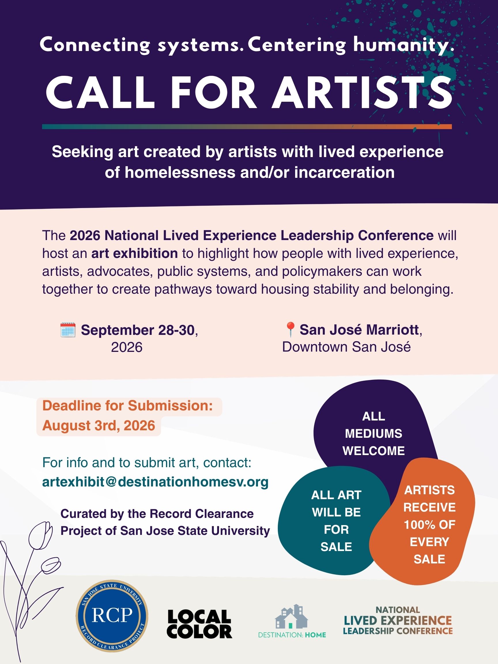 Art exhibit flyer