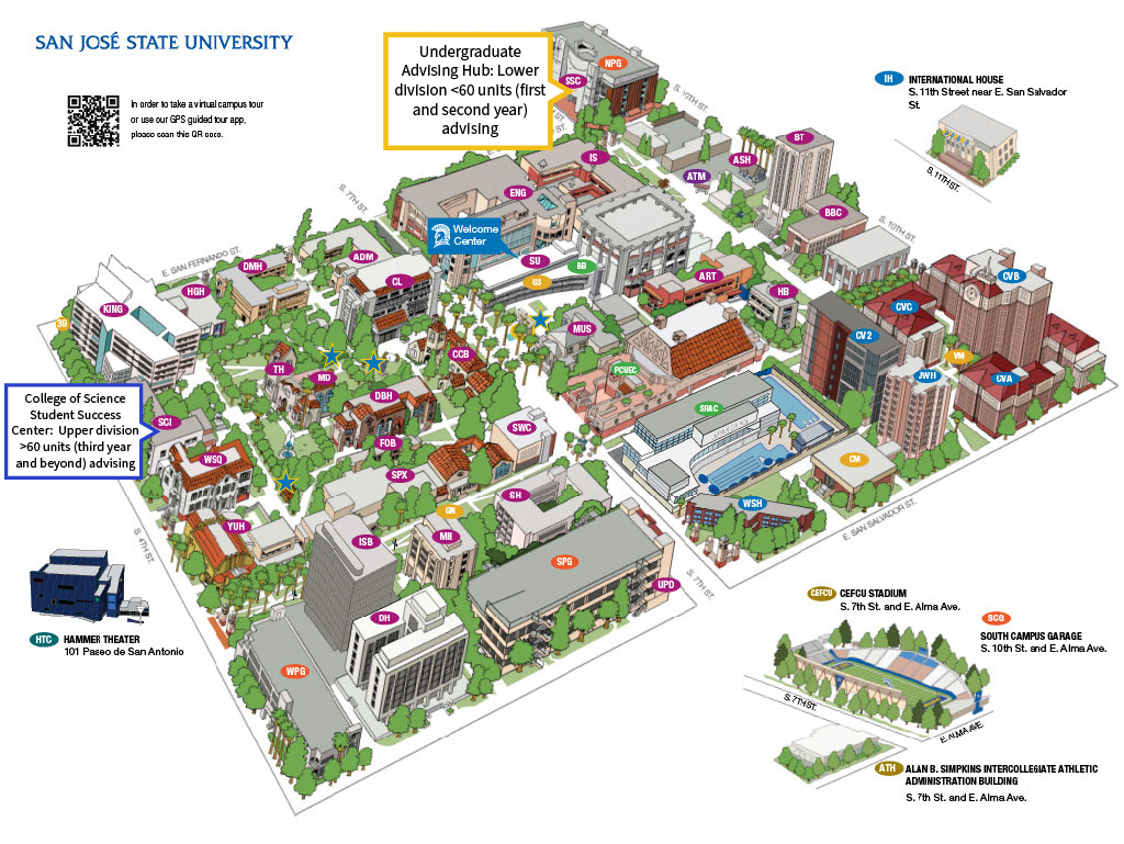 SJSU Campus Map