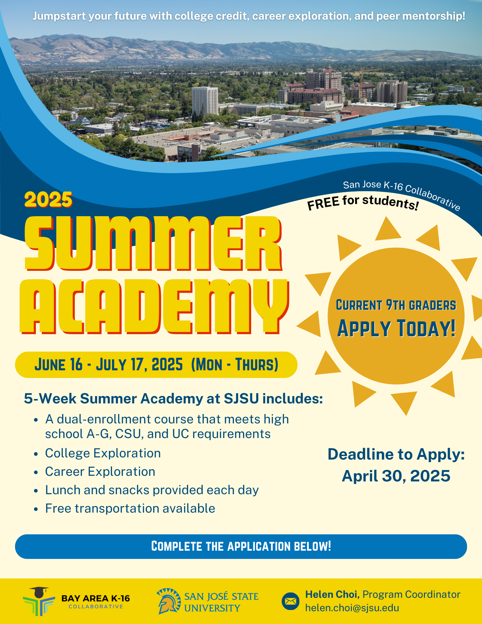 Summer Academy Flyer
