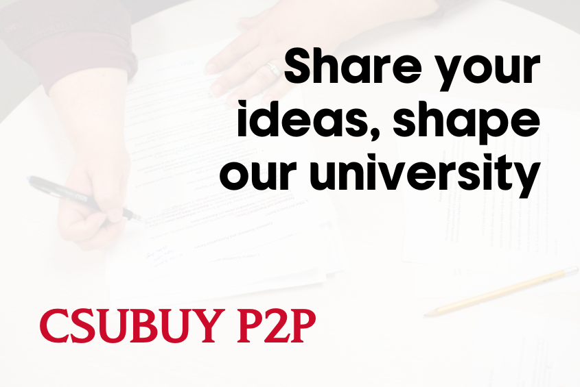 Share your ideas, shape our university with the CSUBUY survey.